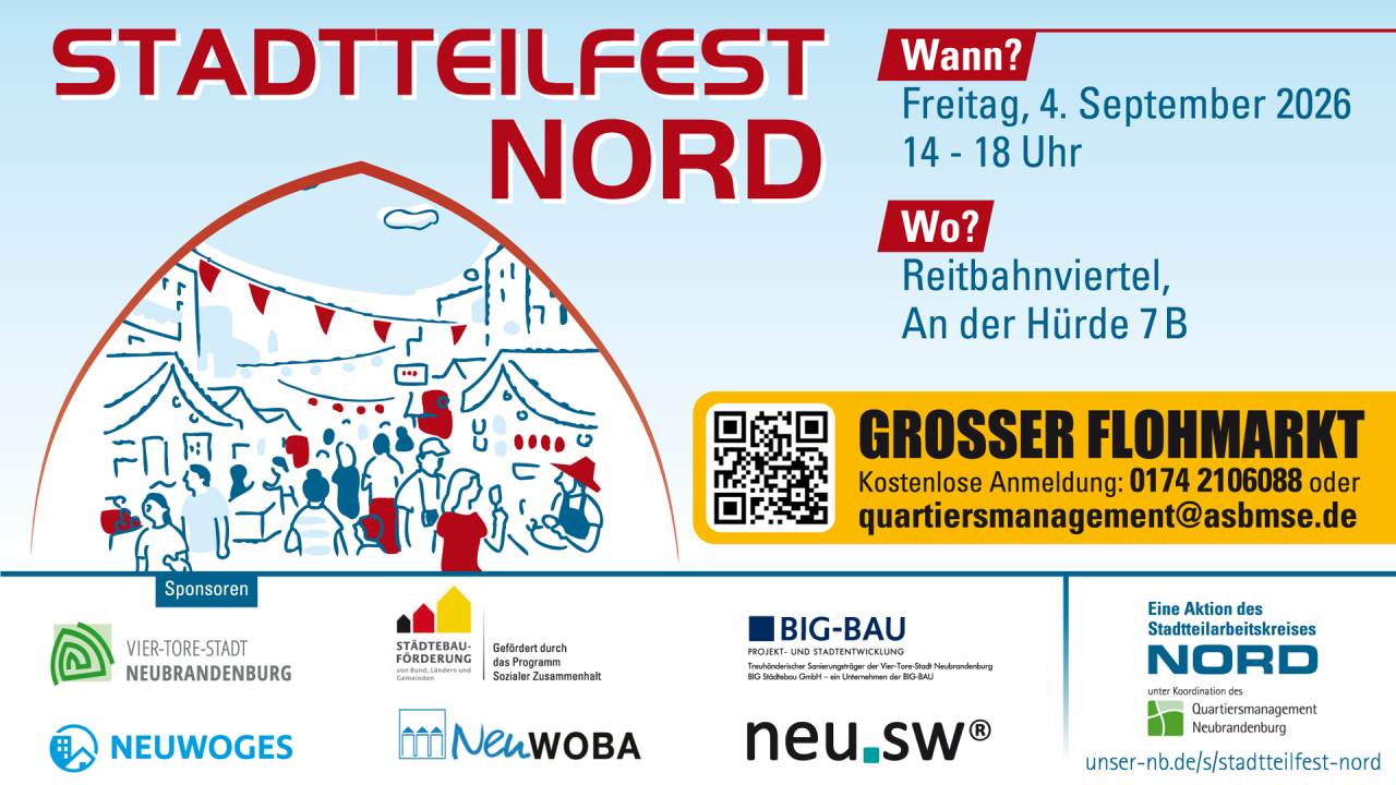 Poster for the North Neighborhood Festival // © ASB Poster for the North Neighborhood Festival // © ASB