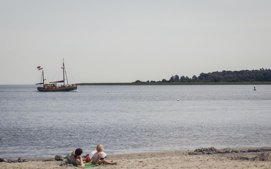 Altwarp strand met uitzicht op Usedom en Polen, © Philipp Schulz