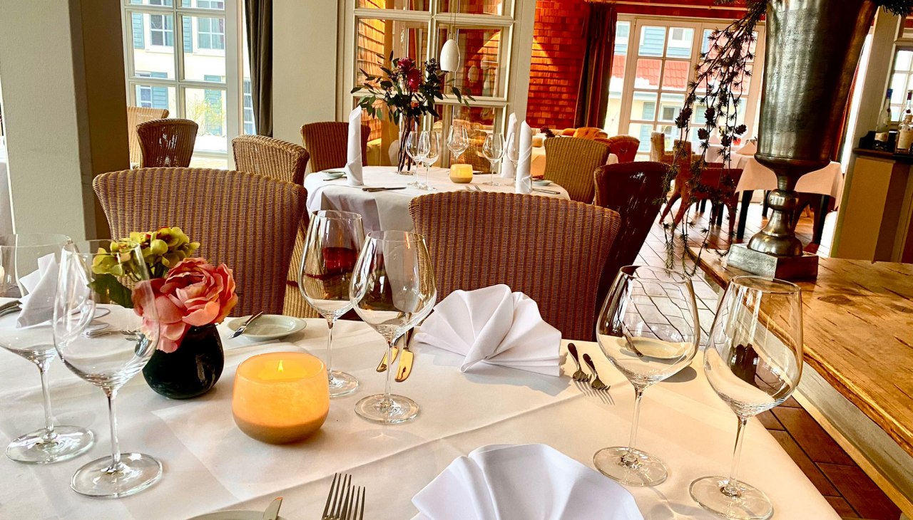 Pleasurable dining in the Hofwirtschaft at Fleesensee, © Resort Fleesensee GmbH