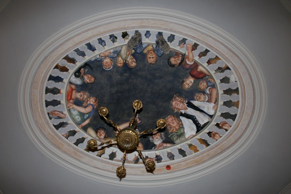 Ceiling painting in Heinrichsruh manor house, © Tourismusverband Vorpommern e.V.
