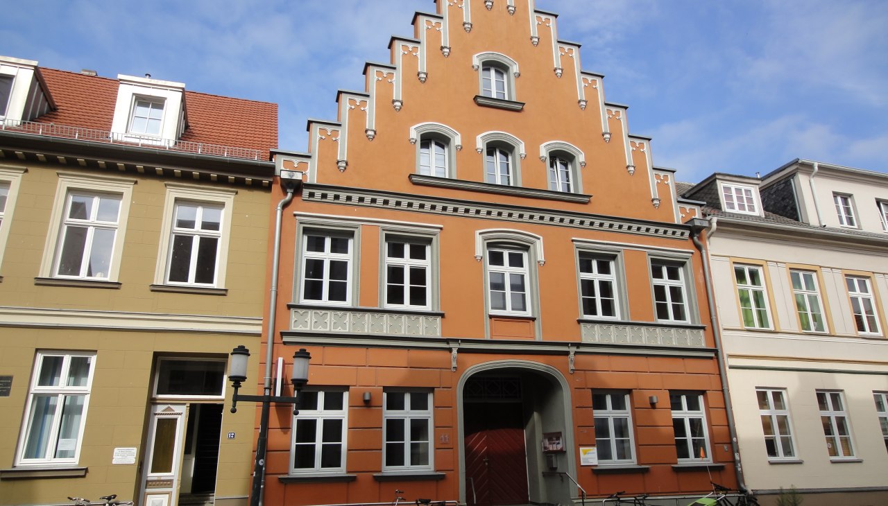 17489 Greifswald, Fischstraße 11 - siedziba stowarzyszenia turystycznego Pomorza Przedniego., © TVV, Angelika Michaelis