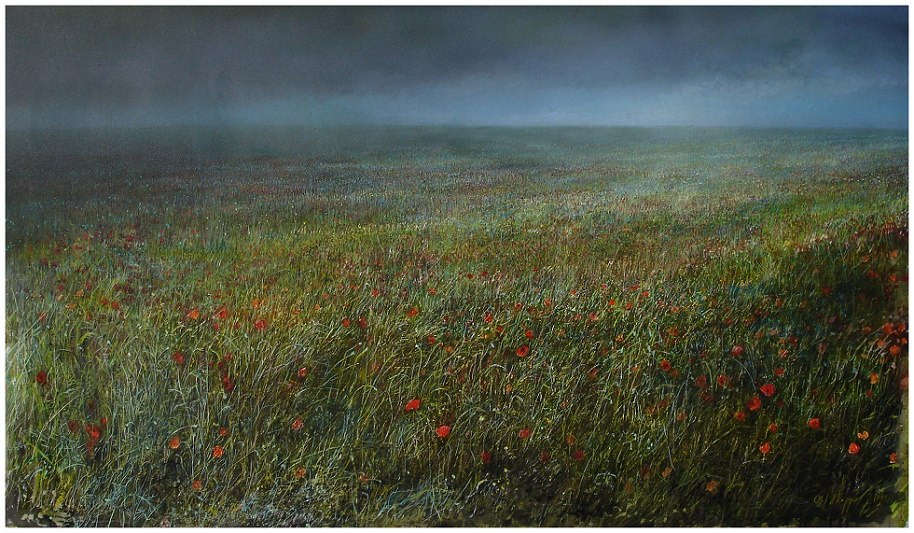 Schilderij van Olaf Hoppe - 2011 / acryl op doek / 85 x 145 cm, © Olaf Hoppe