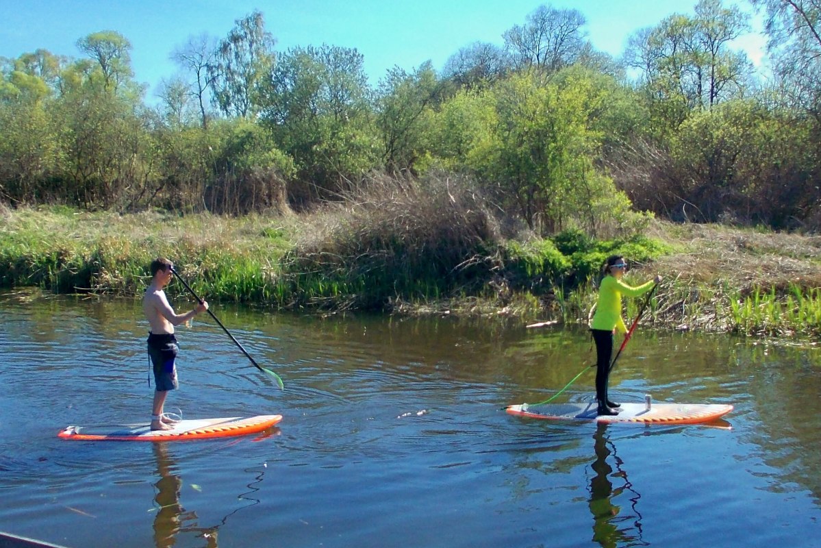 SUP - wiosłowanie na stojąco // © Marlower Kanu- und Bootsverleih/Stypmann SUP - wiosłowanie na stojąco // © Marlower Kanu- und Bootsverleih/Stypmann