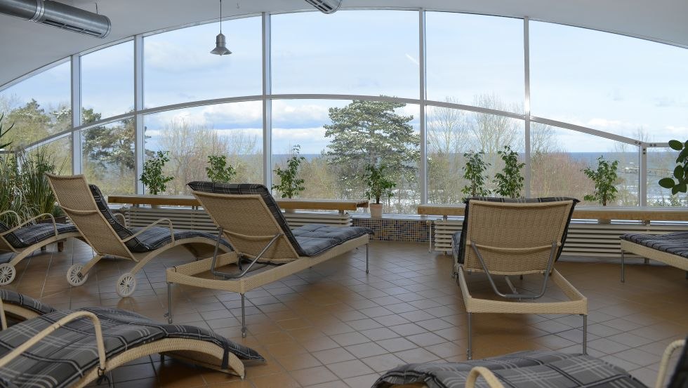 Ontspanningsruimte in het Seehotel Großherzog v. Mecklenburg // © Seehotel Großherzog von Mecklenburg Ontspanningsruimte in het Seehotel Großherzog v. Mecklenburg // © Seehotel Großherzog von Mecklenburg