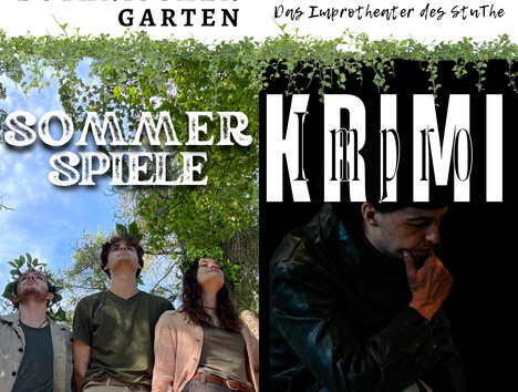 2 performances by the improv theater Ma'Ma Ernst in the Botanical Garden. // &copy; Eric Recknagel