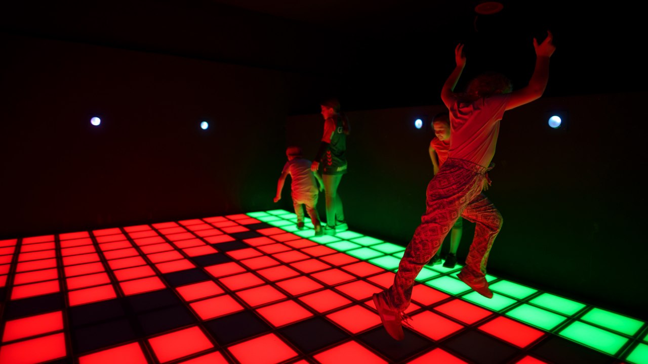 Spring van niveau naar niveau, © Baltic Adventures Spring van niveau naar niveau, © Baltic Adventures