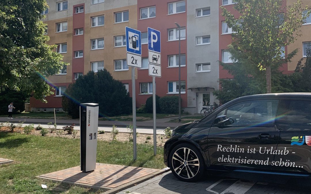 Stacje ładowania elektrycznego w Rechlinie, © TDG Rechlin mbH