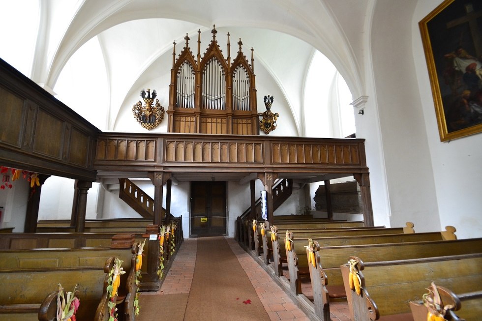 Kościół w Vilmnitz - zdjęcie wnętrza -, © Tourismuszentrale Rügen