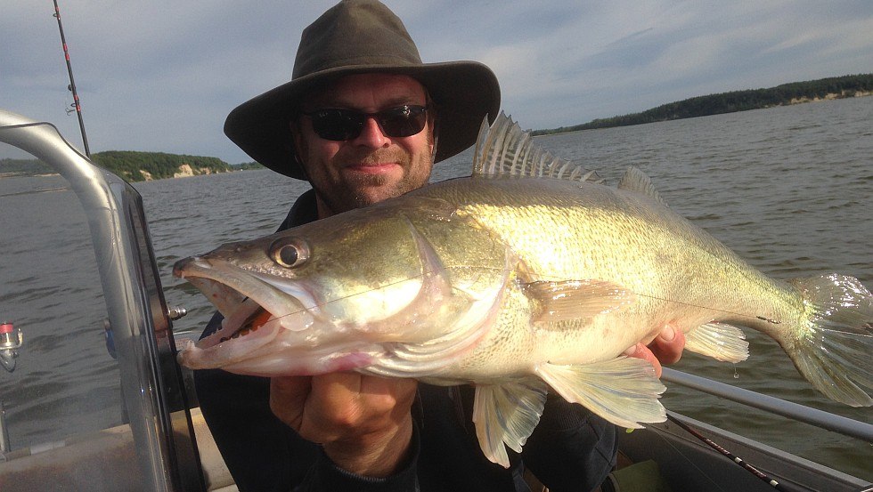 Snoekbaarsvissen in de Bodden van Sargard/R&uuml;gen & Zingst/Dar&szlig;, &copy; Lars Pohland