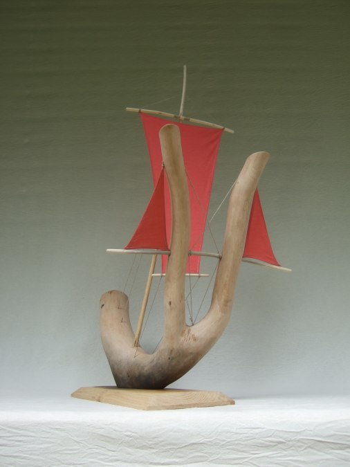 Drewniane modele statk&oacute;w, &copy; S&uuml;dliche Boddenk&uuml;ste