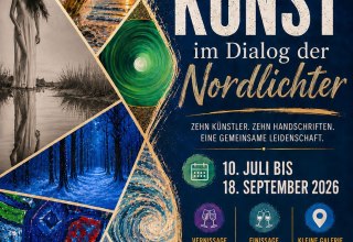 Plakat wystawy // © Künstlerkolonie - die Nordlichter Plakat wystawy // © Künstlerkolonie - die Nordlichter