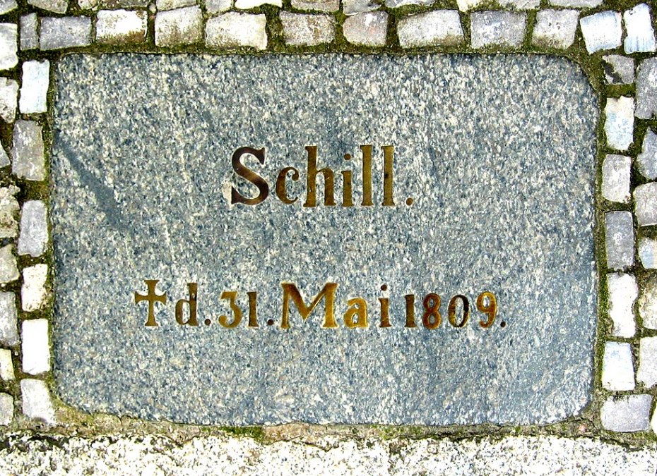 Schill memorial stone, &copy; Tourismuszentrale Hansestadt Stralsund