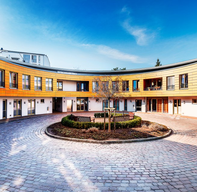 Gevel van het centrum voor kortdurende zorg Gartenhöhe, © Netzwerk für Menschen