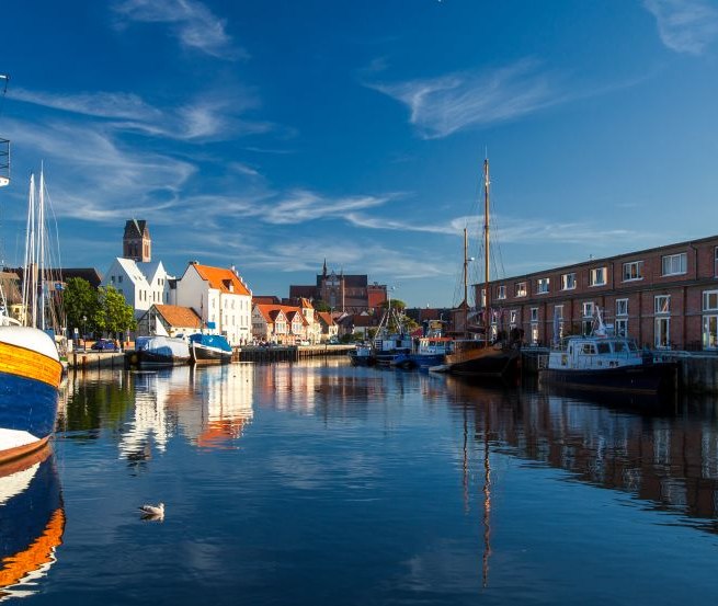 Ein Highlight der Hansestadt - Der Alte Hafen Wismars // © TZ Wismar, Alexander Rudolph Ein Highlight der Hansestadt - Der Alte Hafen Wismars // © TZ Wismar, Alexander Rudolph