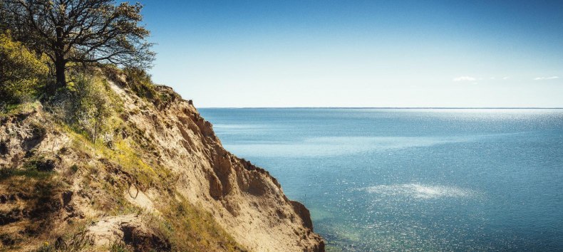 Halbinsel M&ouml;nchgut im S&uuml;dosten der Insel R&uuml;gen | Blick auf den Greifswalder Bodden // &copy; Andr&eacute; Pristaff (privat)