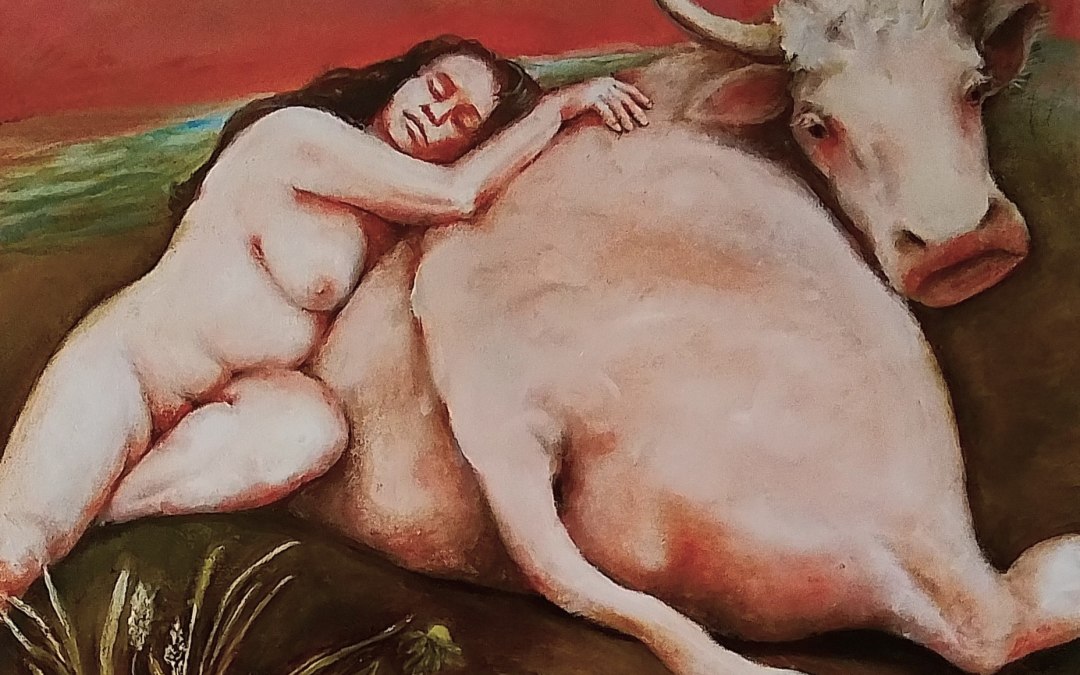 zu 4. Cornelia Kestner, Die kleine Pause, 2023, Öl auf Leinwand, © Cornelia Kestner