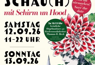 Poster for the 2026 Dahlia Show // © Stadt Bad Sülze Poster for the 2026 Dahlia Show // © Stadt Bad Sülze
