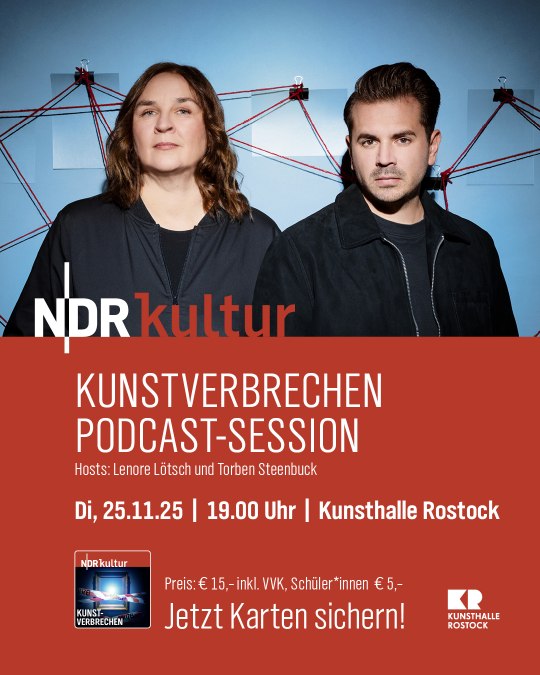 TRUE CRIME PODCAST KUNSTCRIMINALITEIT, © Foto: Kunsthalle Rostock