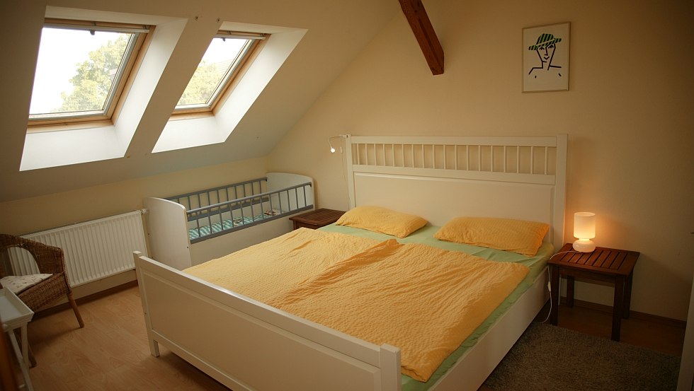 The large separate bedroom // &copy; Hannelore Hofmann