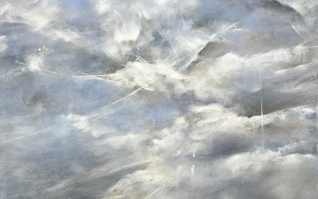 Septemberhemel, acrylverf op doekAteliergalerie Weyer Wismar, © Anja Weyer