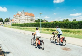 Hafenterrasse in der Hansestadt Stralsund // © MV-T/Gänsicke Hafenterrasse in der Hansestadt Stralsund // © MV-T/Gänsicke