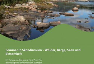 Plakat Vortrag Sommer in Skandinavien // &copy; Naturpark Sternberger Seenland