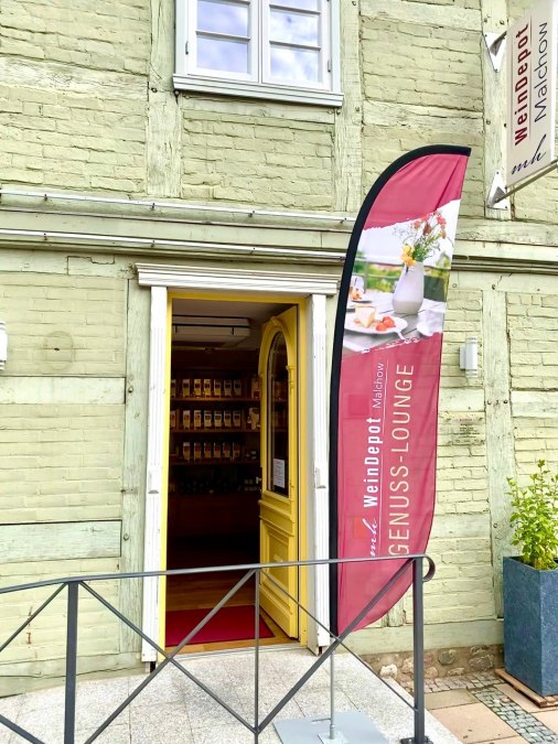 Entrance to the WeinDepot Malchow, © Mirko Henschler