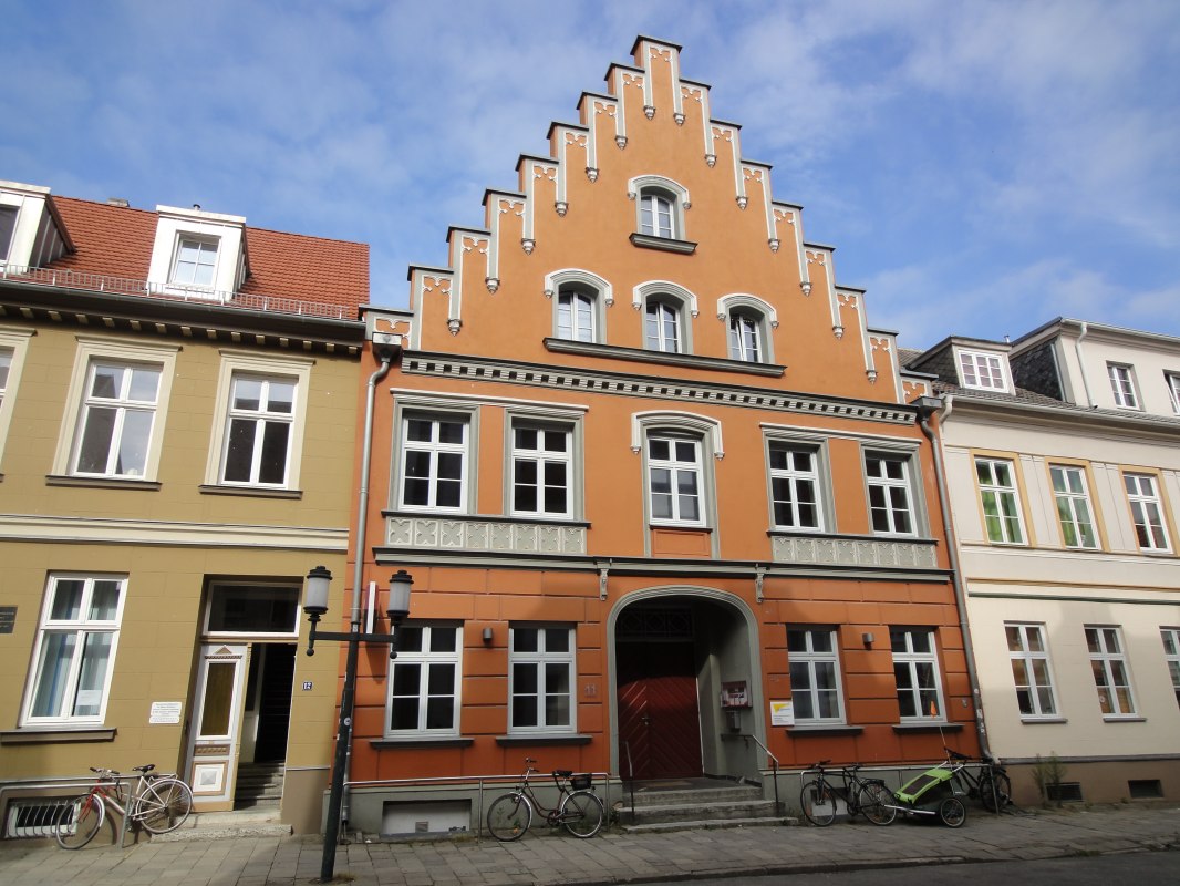 17489 Greifswald, Fischstraße 11 - hoofdkantoor van de vereniging voor toerisme van Vorpommern. // © TVV, Angelika Michaelis 17489 Greifswald, Fischstraße 11 - hoofdkantoor van de vereniging voor toerisme van Vorpommern. // © TVV, Angelika Michaelis