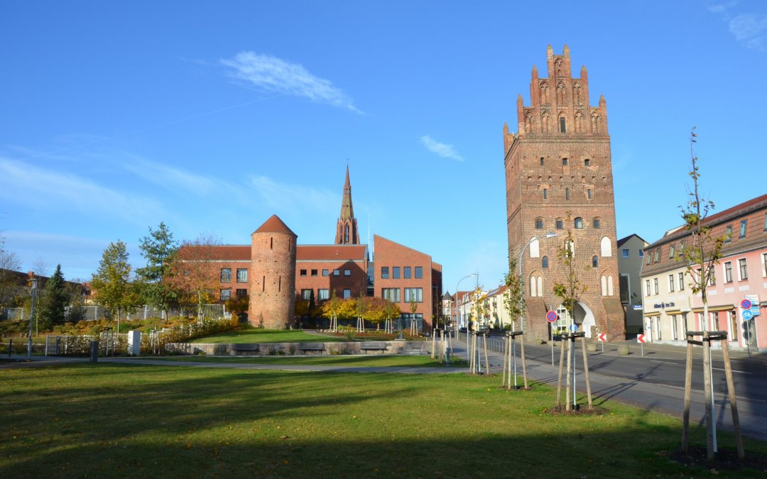 Luisenplatz met Luisentor, © Hansestadt Demmin