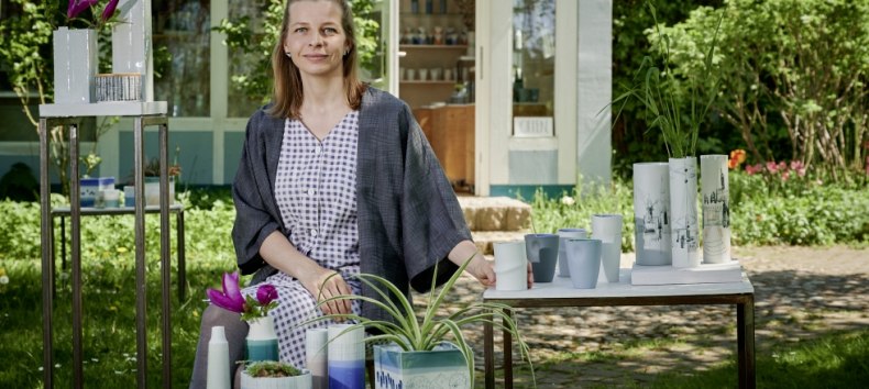 Porzellanschalen 'Falte', d100/ d140 // &copy; Thomas H&auml;ntzschel, Nordlicht