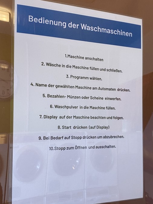 Gebruiksaanwijzing SB-wasautomaat, © Kur-und Tourismus GmbH Göhren-Lebbin