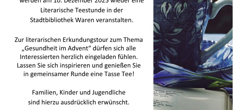 © Stadtbibliothek Waren © Stadtbibliothek Waren