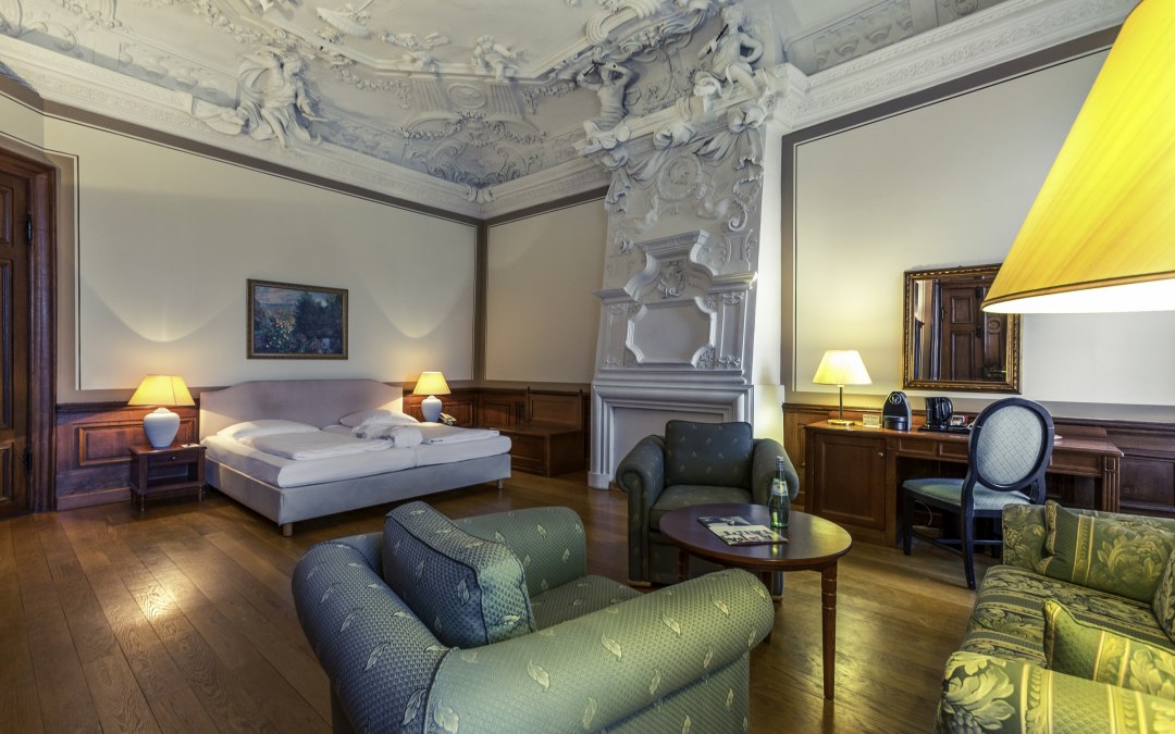 Suite in Hotel Schloss Neustadt-Glewe, © Hotel Schloss Neustadt-Glewe