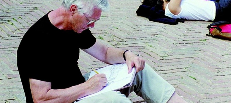"festgehalten" - Hans Meyer skizziert in Siena, 1998 // © Hans Meyer "festgehalten" - Hans Meyer skizziert in Siena, 1998 // © Hans Meyer