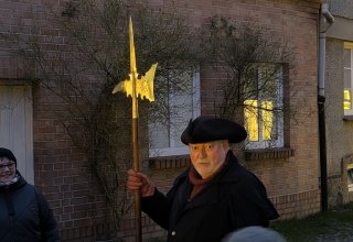 Stroll through historic Wittenburg with "night watchman" Volker Siering and let yourself be whisked away into the history of the town. // &copy; Frank Friedrichs