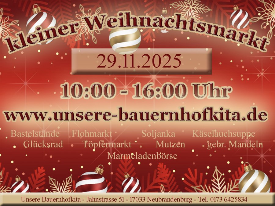 Mały jarmark bożonarodzeniowy w naszej świetlicy wiejskiej, © Fred Freese