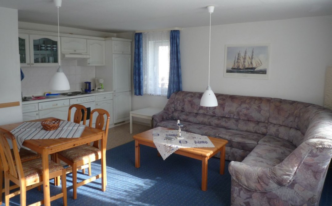 Living and dining room Jagdweg 24, © Ferienbungalow Jagdweg 24