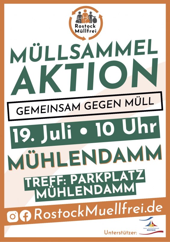 Poster, &copy; Rostock M&uuml;llfrei e.V.