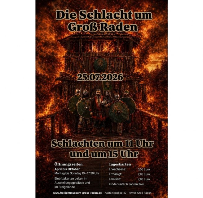 Wikinger sind bereit für die Verteidigung der Burg in Groß Raden // © Archäologisches Freilichtmuseum Groß Raden Wikinger sind bereit für die Verteidigung der Burg in Groß Raden // © Archäologisches Freilichtmuseum Groß Raden