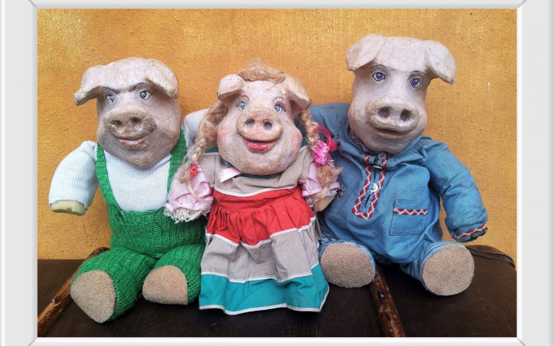 3-schweine-klein, © Figurentheater Ernst Heiter