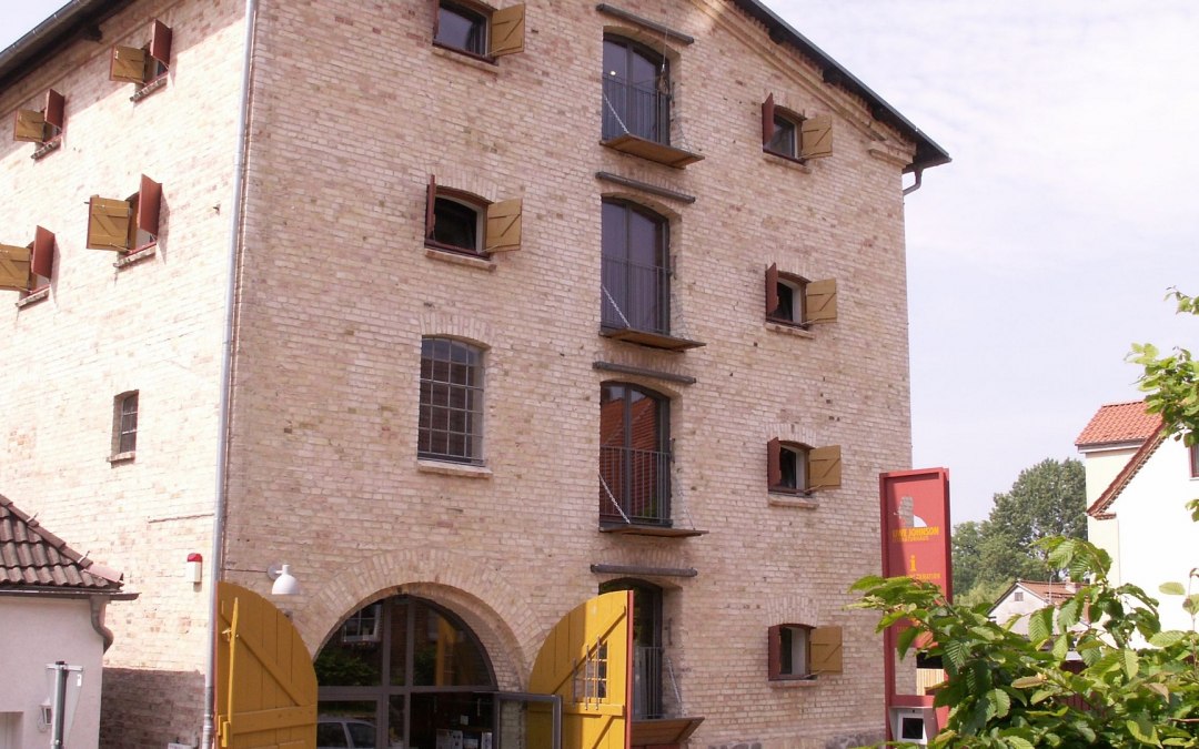 Exterior view Literature House Uwe Johnson, © Dr. Anja-Franziska Scharsich
