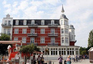 Buitenaanzicht van het hotel // © Sabrina Wittkopf-Schade Buitenaanzicht van het hotel // © Sabrina Wittkopf-Schade