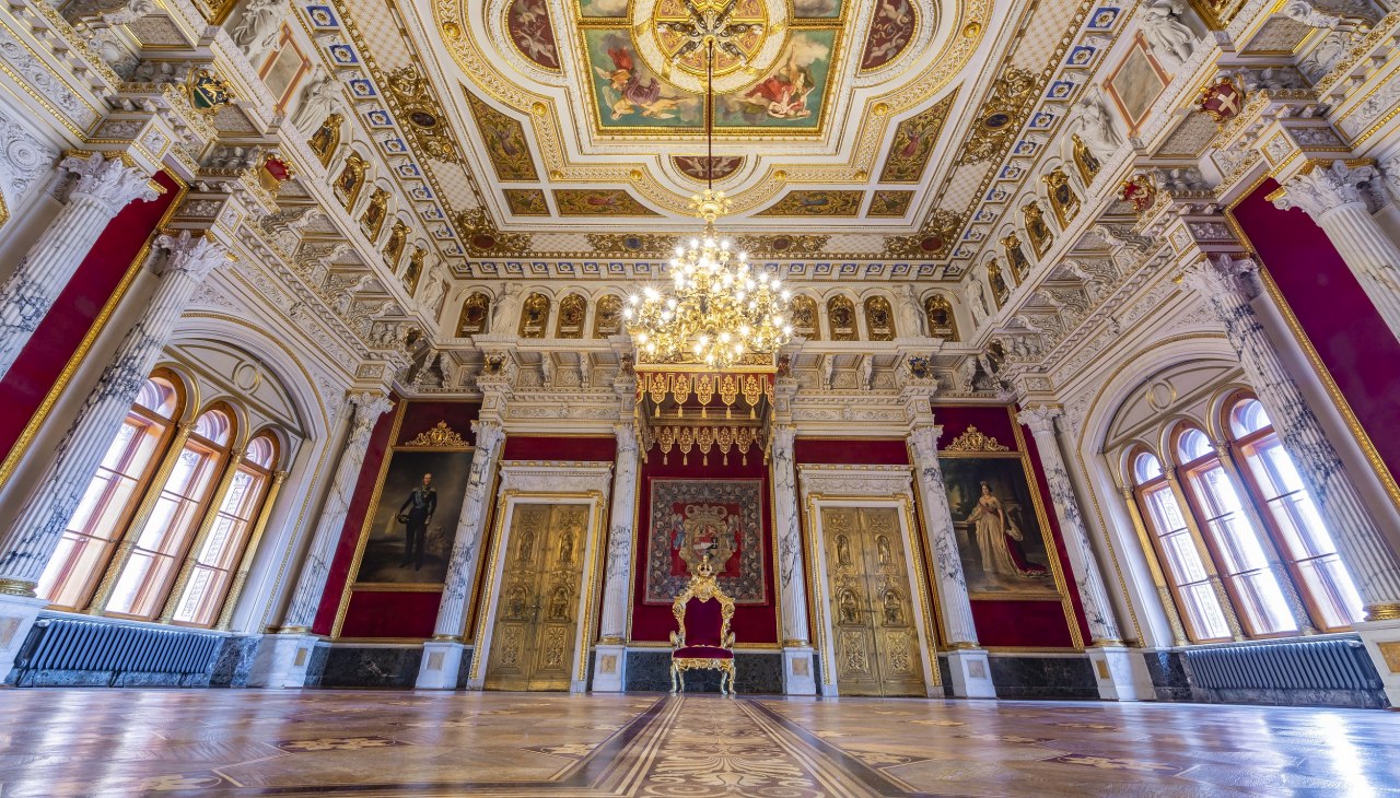 Troonzaal in kasteel Schwerin, © SSGK MV / Timm Allrich