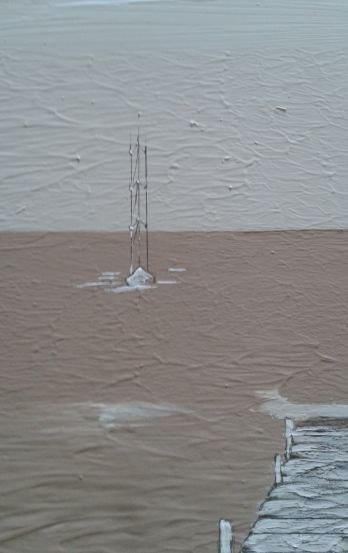 Picture painted with wall paint, &copy; Antje Sturbeck