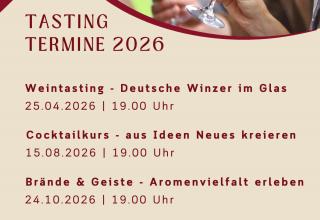 Tasting dates at the Golfpark Strelasund 2026 // &copy; Golfpark Strelasund