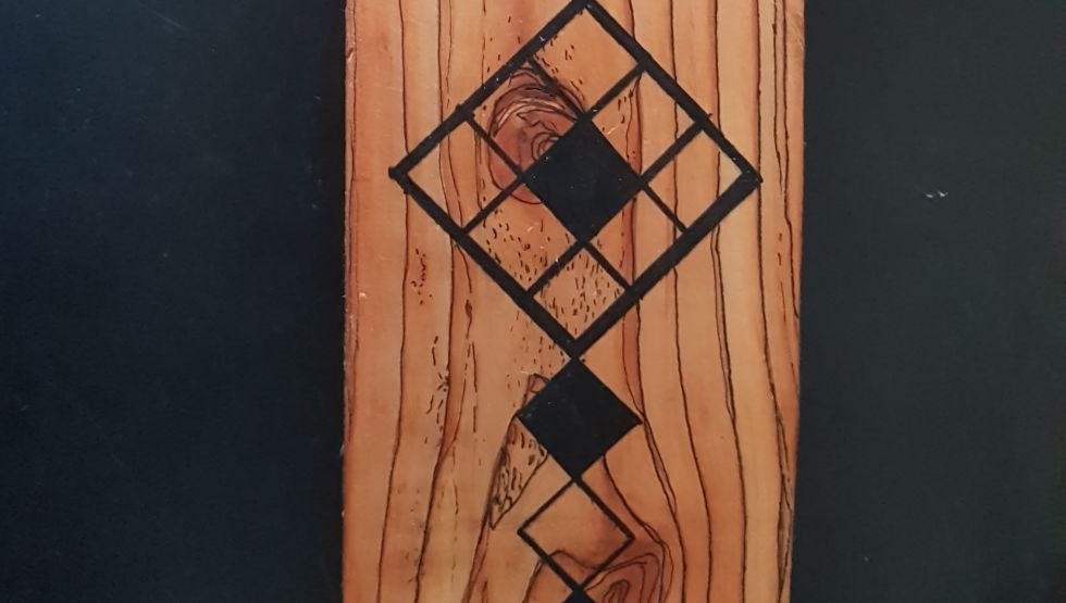 Houtwerk, &copy; M. Dimanski