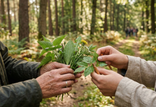 Herb hike // &copy; Generiert mit Adobe Firefly / Gemini