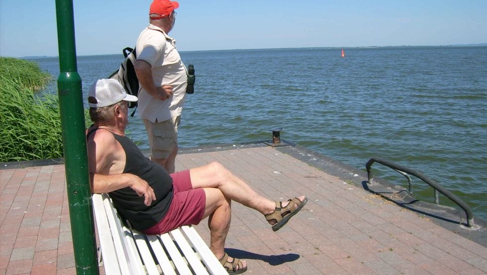 Uitzicht over de lagune richting Usedom/Karnin, © Wanderagentur HARIDO