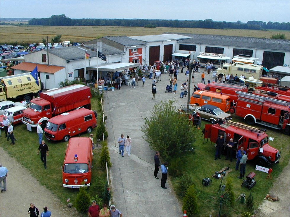Ontmoeting met klassieke auto's in het brandweermuseum // © Uwe Rosenfeld Ontmoeting met klassieke auto's in het brandweermuseum // © Uwe Rosenfeld