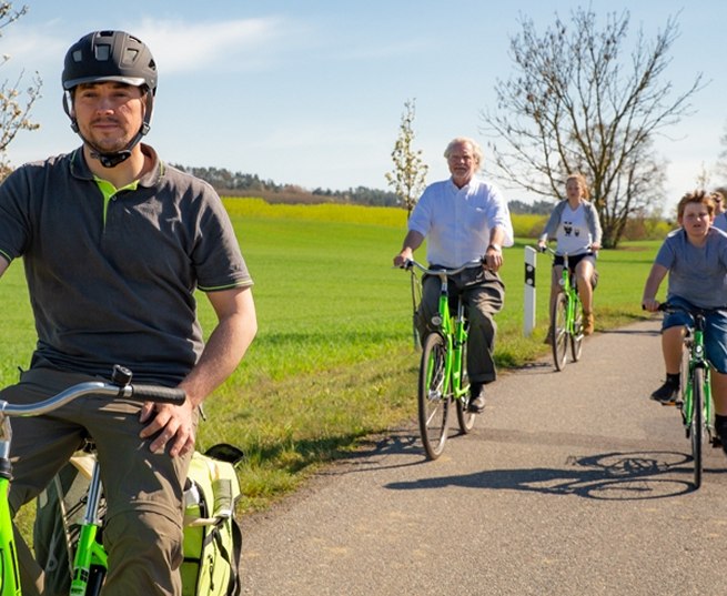 Begeleide fietstochten in het Nationaal Park M&uuml;ritz met MV gids, Martin Hedtke // &copy; www.fuehrung-mv.de